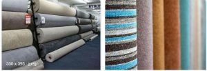 carpet roll can be packed by shrink wrap machine and stretch wrap machine