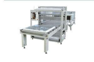 Door shrink wrapping machine