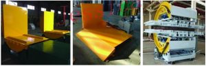 turnover machine and coil tipper or flipper