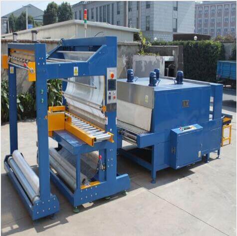 Roll shrink wrapping machine packing carpet and curtains