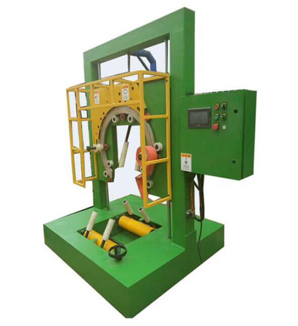coil and reel stretch wrap packaging machine